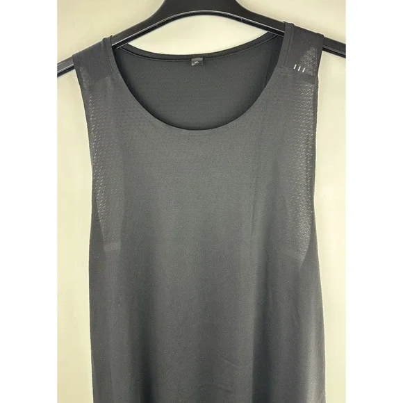 Lululemon Fast Free Singlet Tank Top Black Sleeveless Shirt Men's Size XXL - Picture 3 of 11